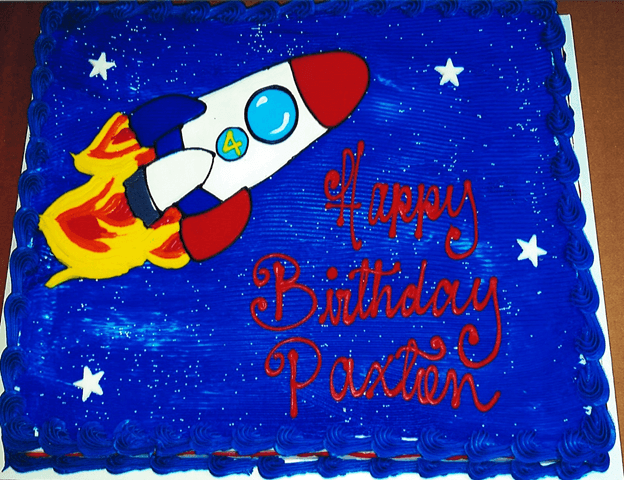 Rocket Ship Cake